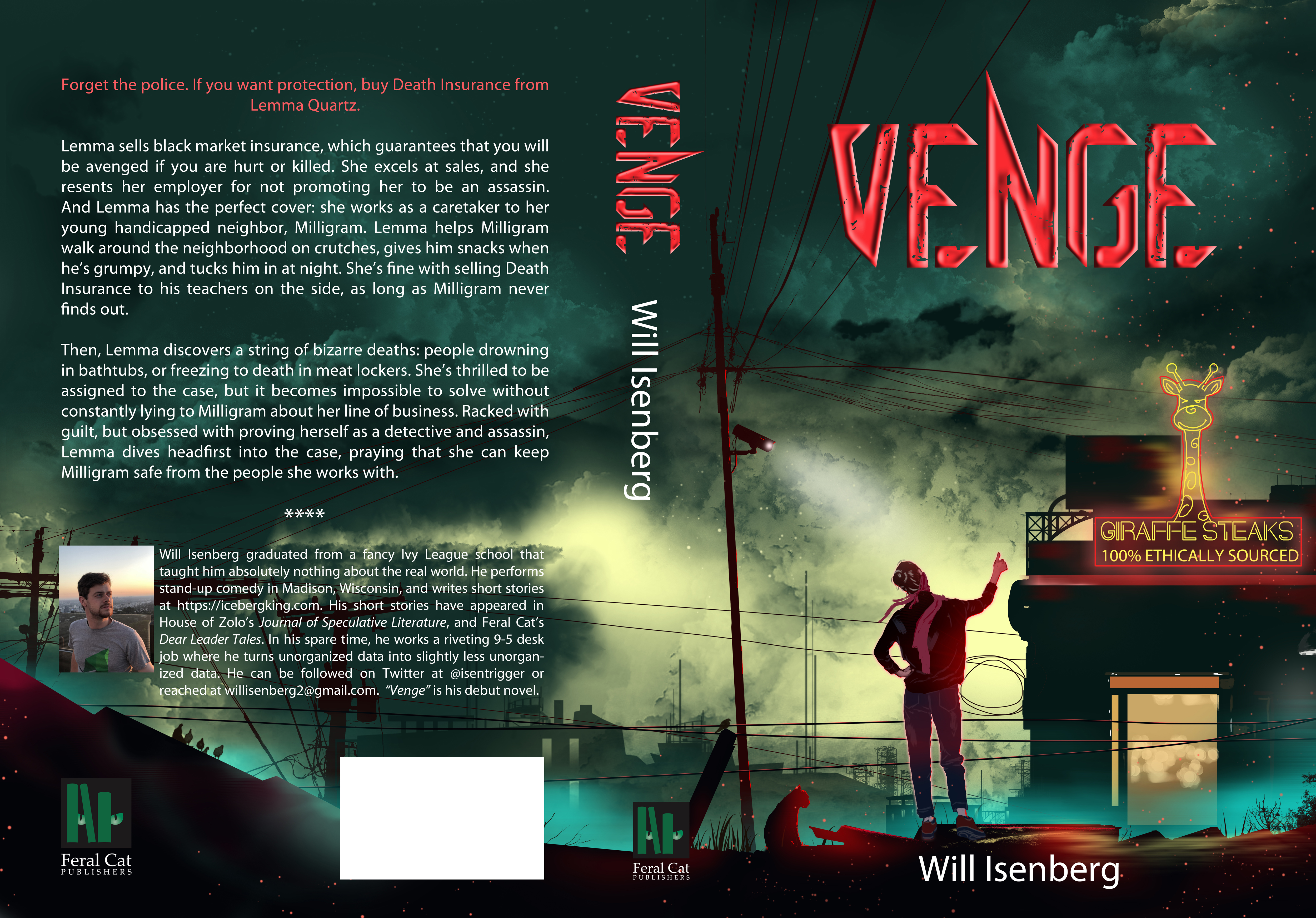 Book Cover Design by Nuha Notion for Feral Cat Publishers | Design #26445115