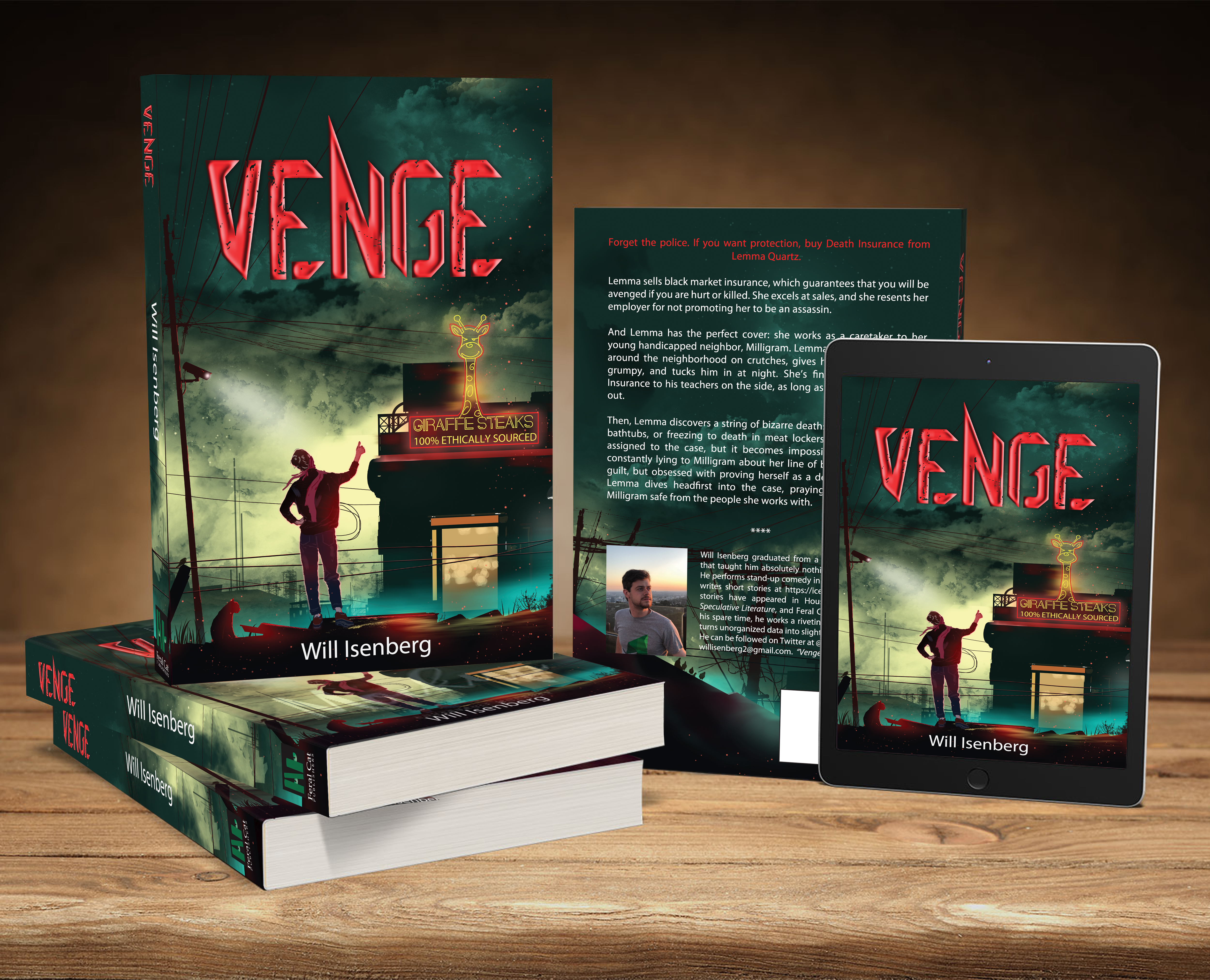 Book Cover Design by Nuha Notion for Feral Cat Publishers | Design #26450924