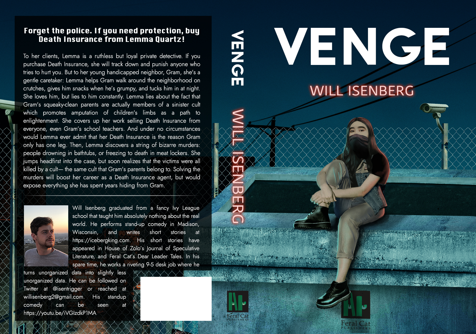 Book Cover Design by Letizia for Feral Cat Publishers | Design #26405819