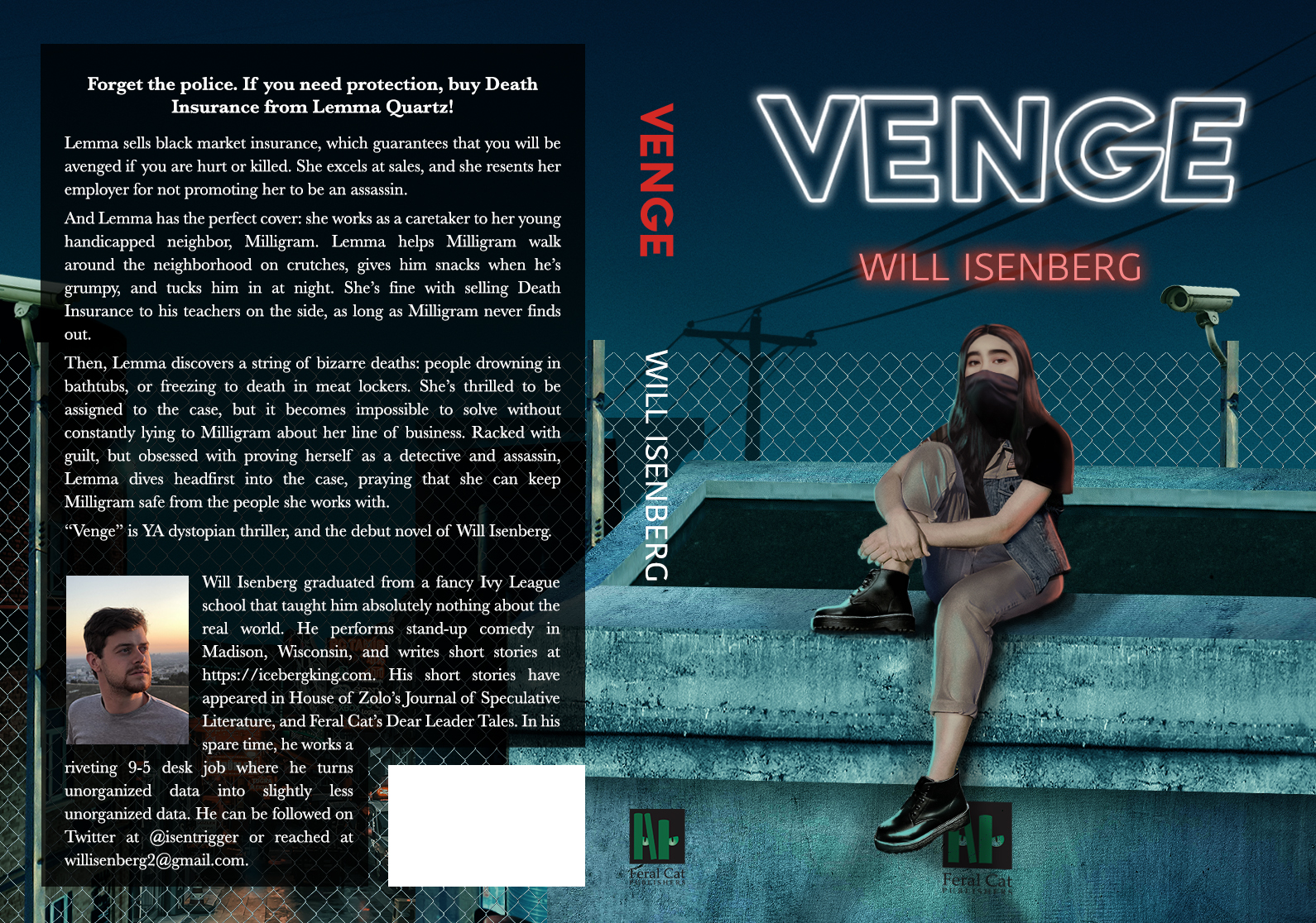 Book Cover Design by Letizia for Feral Cat Publishers | Design #26410333