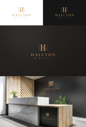 Halcyon Hotel | Logo Design by Paperfox Designs