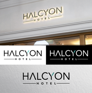 Halcyon Hotel | Logo Design by Blessing Angel