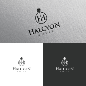 Halcyon Hotel | Logo Design by Iris 3