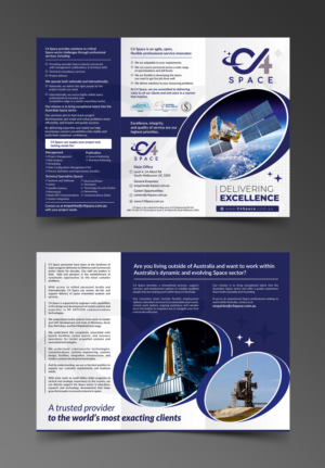 C4 Space needs an A4 folding brochure | Flyer-Design von ecorokerz