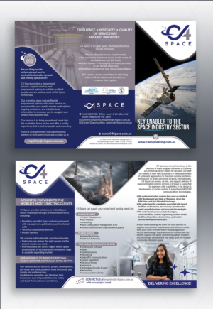 C4 Space needs an A4 folding brochure | Flyer-Design von DA.