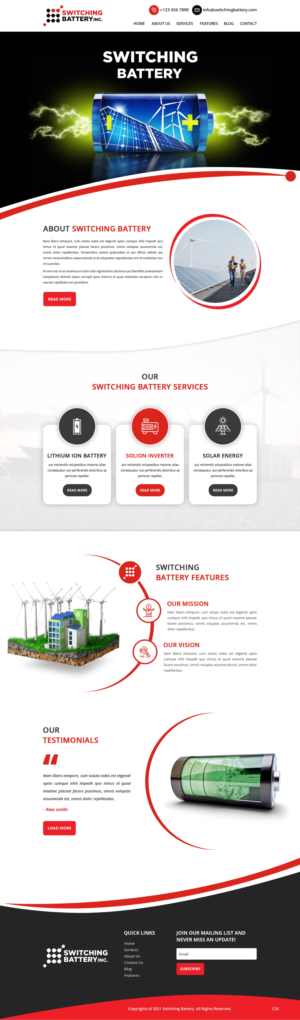 Web Design by pb for this project | Design: #26386465