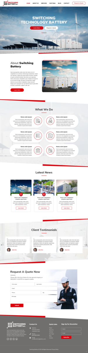 Web Design by pb for this project | Design: #26386468