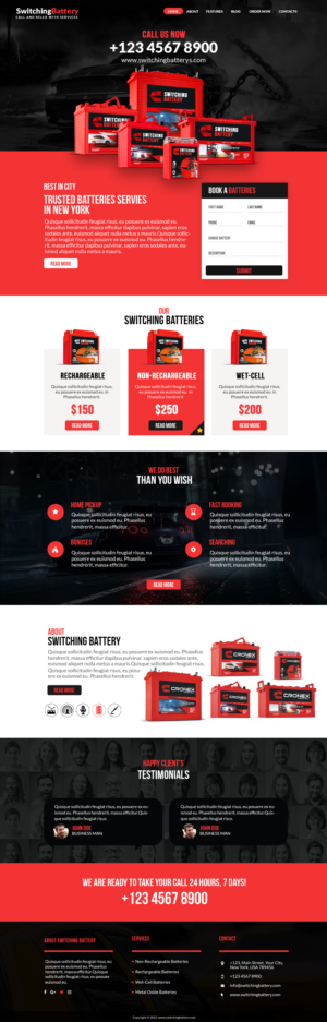 Web Design by Amir Iqbal for this project | Design #26389822