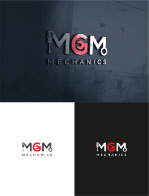 Logo-Design von Yug Dave für MGM mechanics and services PTY LTD | Design #26387509