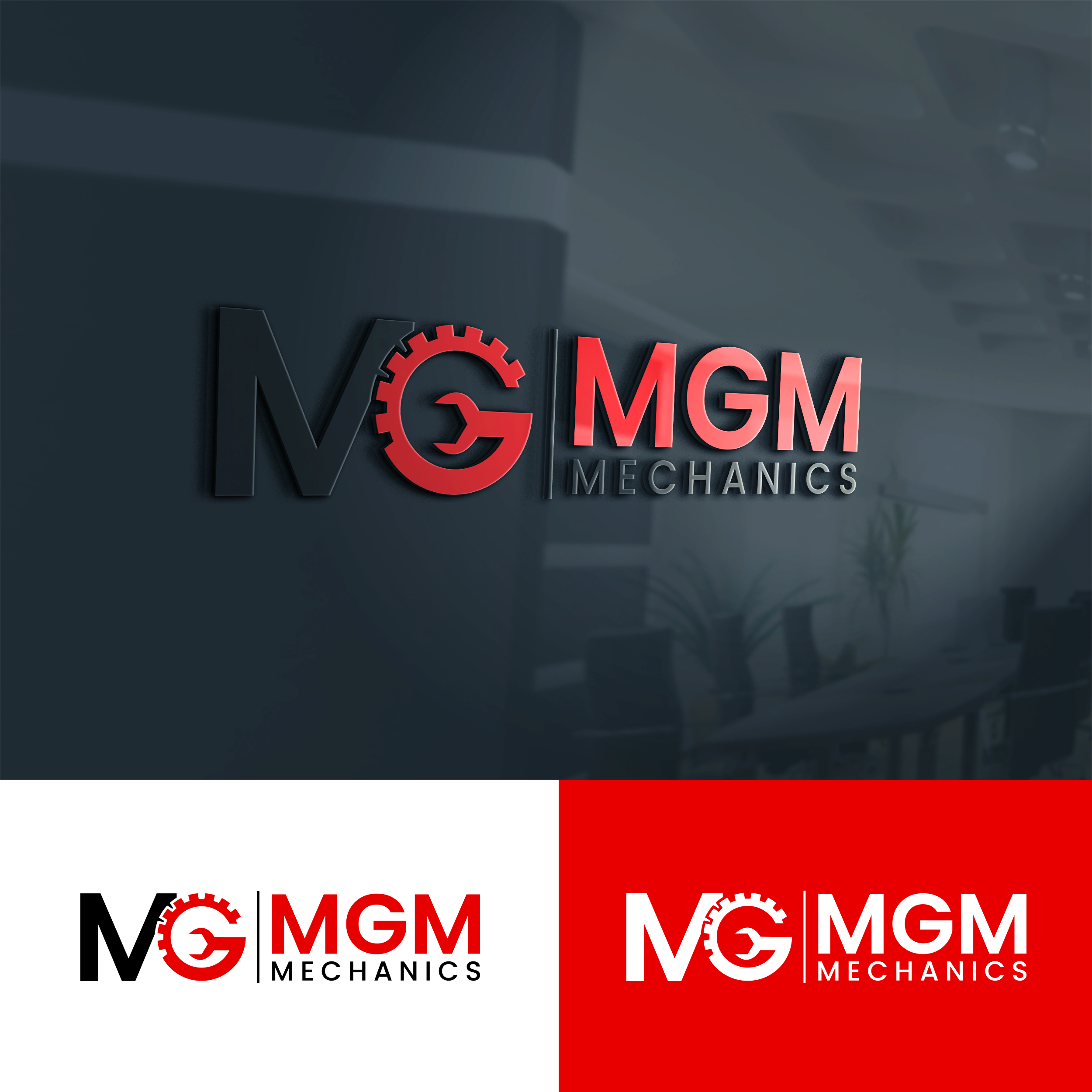 Logo Design by MD Aminul Islam for MGM mechanics and services PTY LTD | Design #26386322