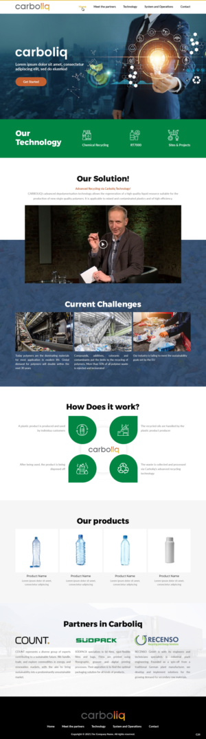 Web Design by pb for this project | Design: #26393001