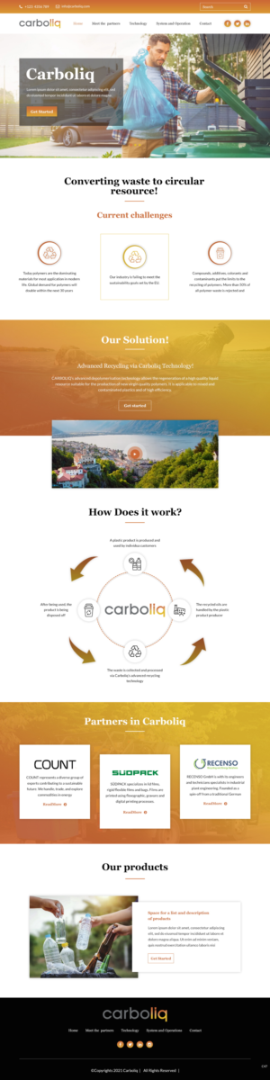 Web Design by pb for this project | Design: #26393004
