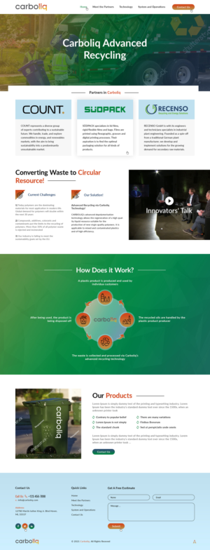 Carboliq - Joint website | Web Design par Ved Web Services
