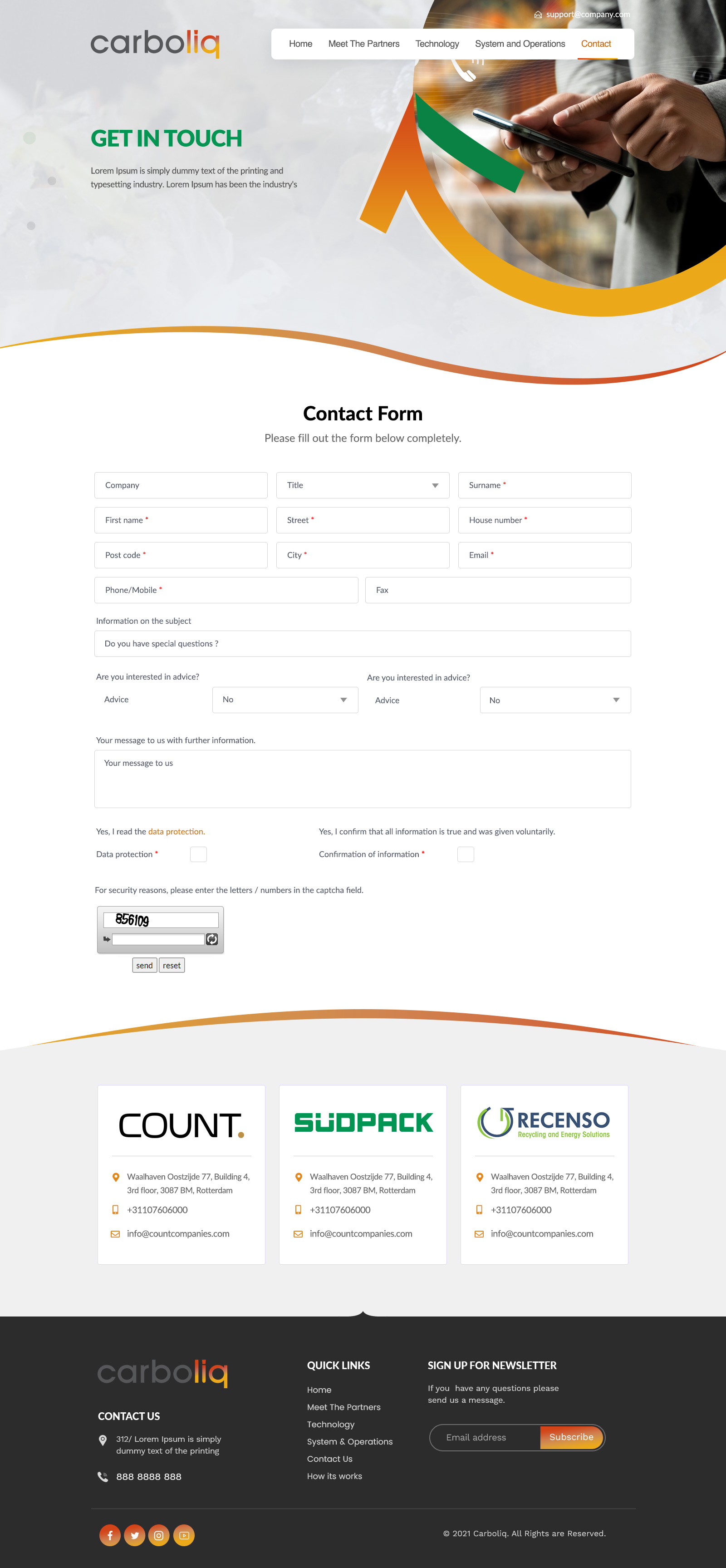 Web Design by Shijo John for this project | Design #26589394