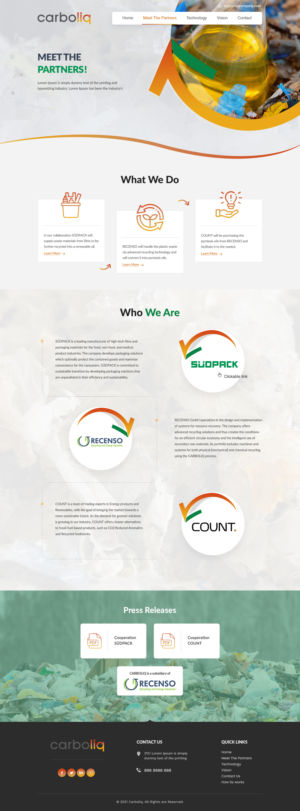 Web Design by Shijo John for this project | Design: #26777935