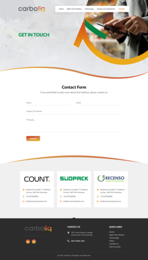Web Design by Shijo John for this project | Design: #26815872