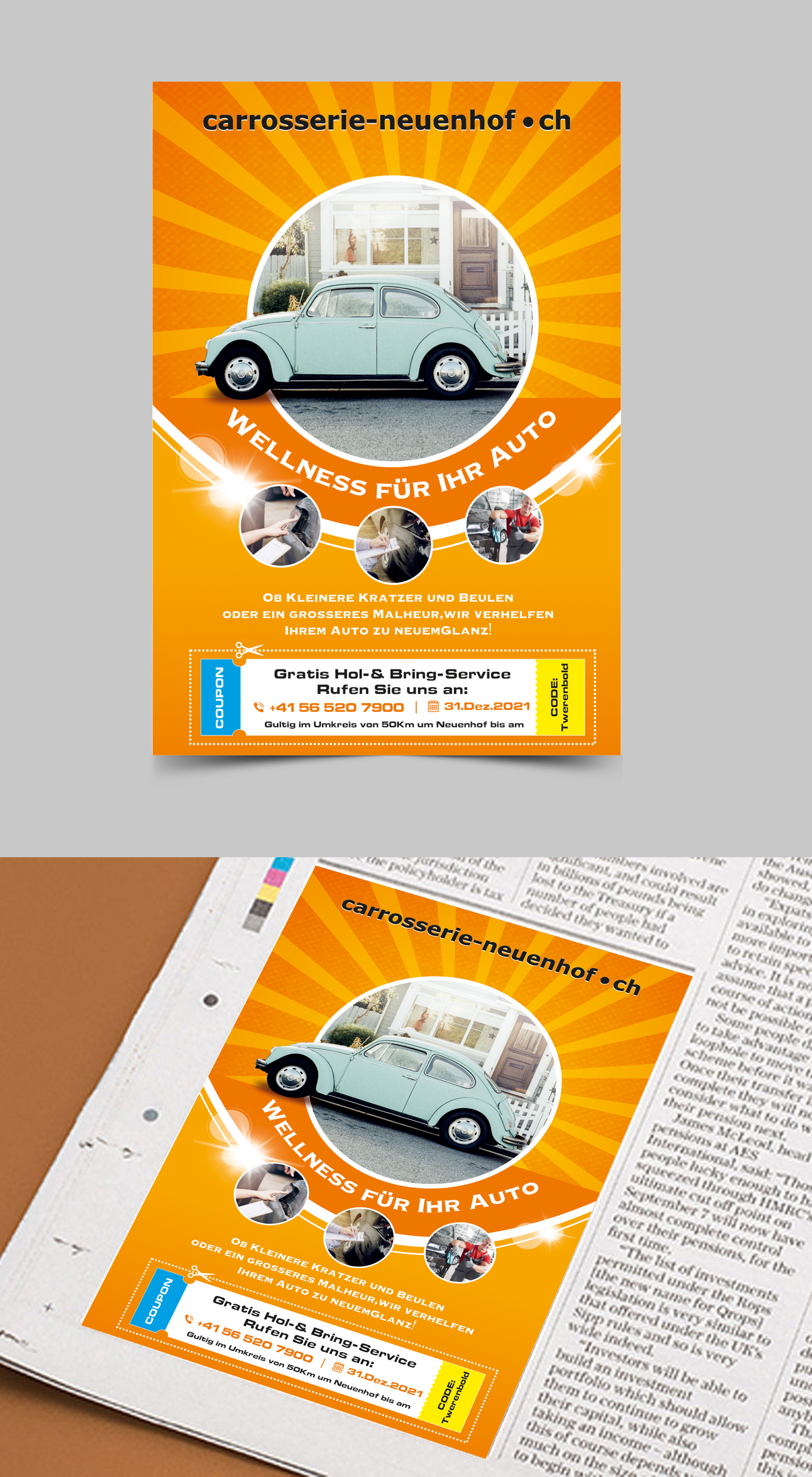 Newspaper Ad Design by ecorokerz for this project | Design #26390000