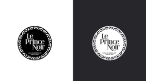 Title "LE PRINCE NOIR" / Baseline "Loge de Bordeaux, depuis 2004. " | Diseño de Logo por jaime.sp
