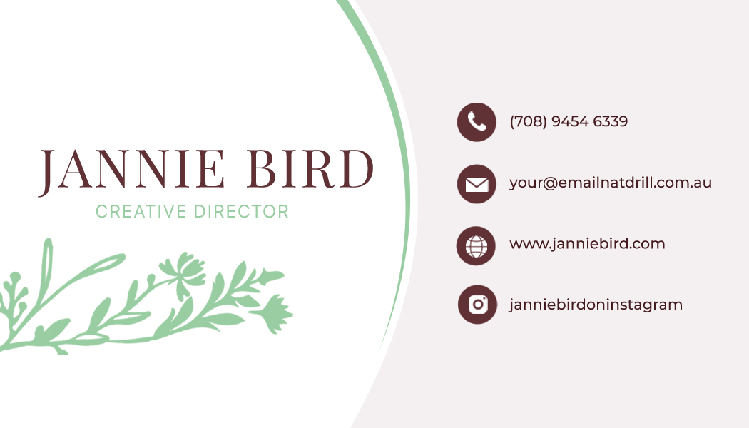 Diseño de Tarjeta de Presentación por Blue Sparrow para este proyecto | Diseño #26390029