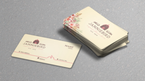Janniebird Farm Organic Flower Farm, Farmer Florist | Diseño de Tarjeta de Presentación por Dave Paresh