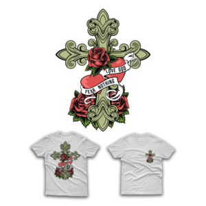 Young & Hip Christian T-Shirt Design | T-Shirt-Design von duatitik.std