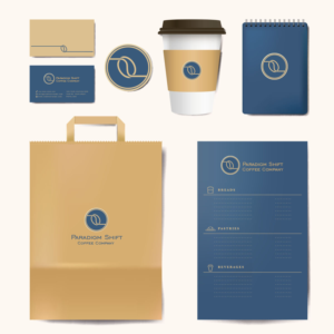 Paradigm Shift Coffee Company | Logo Design by Aaaron
