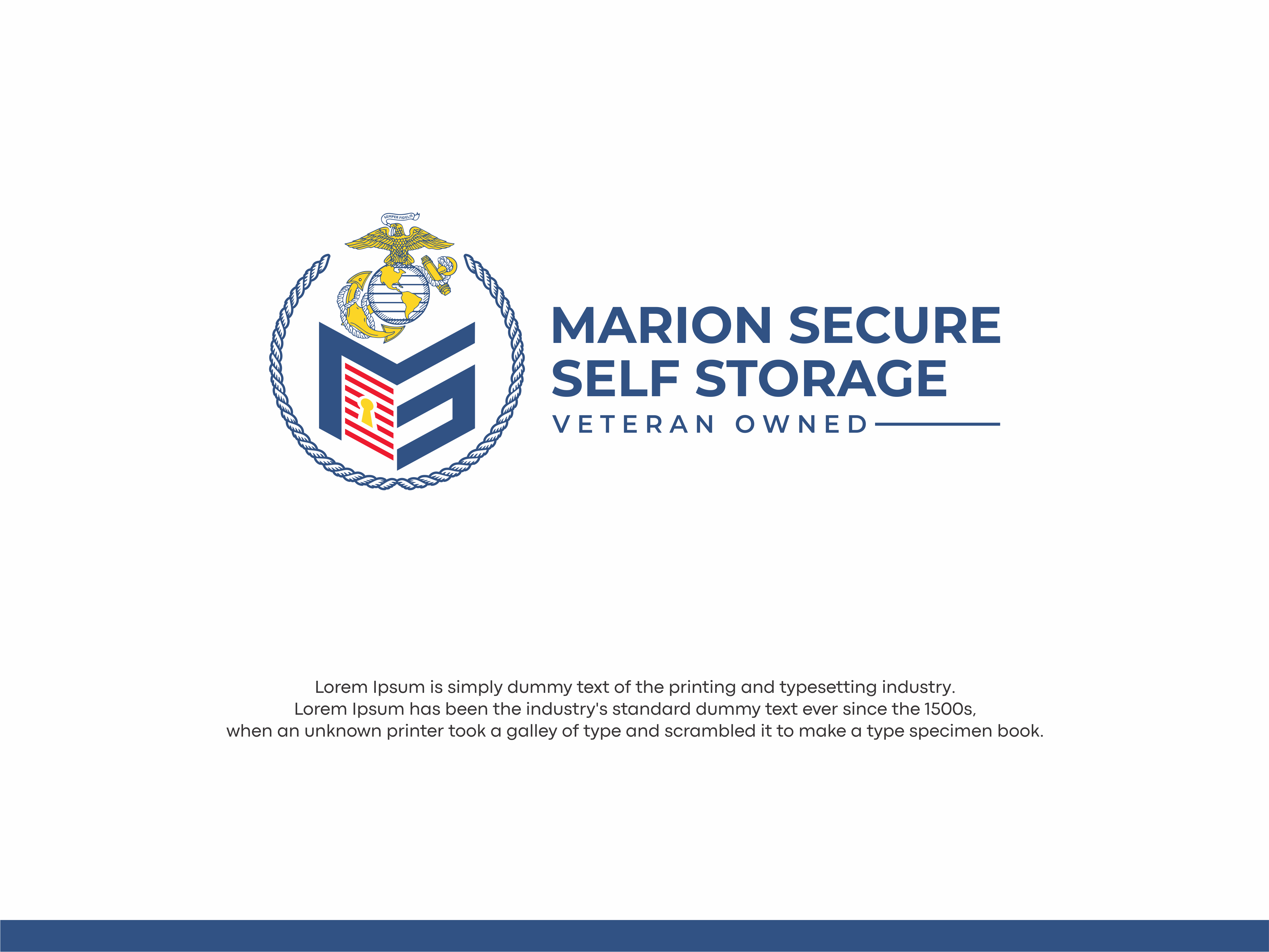 Logo Design by soriyeee for Marion Secure Self Storage | Design #26424397