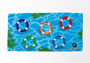 "Gone Swimming" - Golf towel | Diseño Gráfico por mmmarif1982