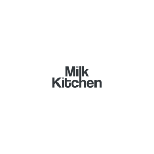 First line MK second line Milk Kitchen | Logo Design by GVisions