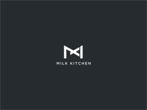 First line MK second line Milk Kitchen | Logo Design by cjssan