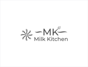 First line MK second line Milk Kitchen | Diseño de Logo por BNdesigner