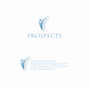 The logo can contain either the short study acronym (PROSPECTS) and/or longer title (Lumbar Stenosis Prognostic Subgroups for Personalizing Care and Treatment), but otherwise we do not have specific stylistic guidance or preferences on color or font or additional graphics.   Thank you and good luck! | Diseño de Logo por ThiagoB