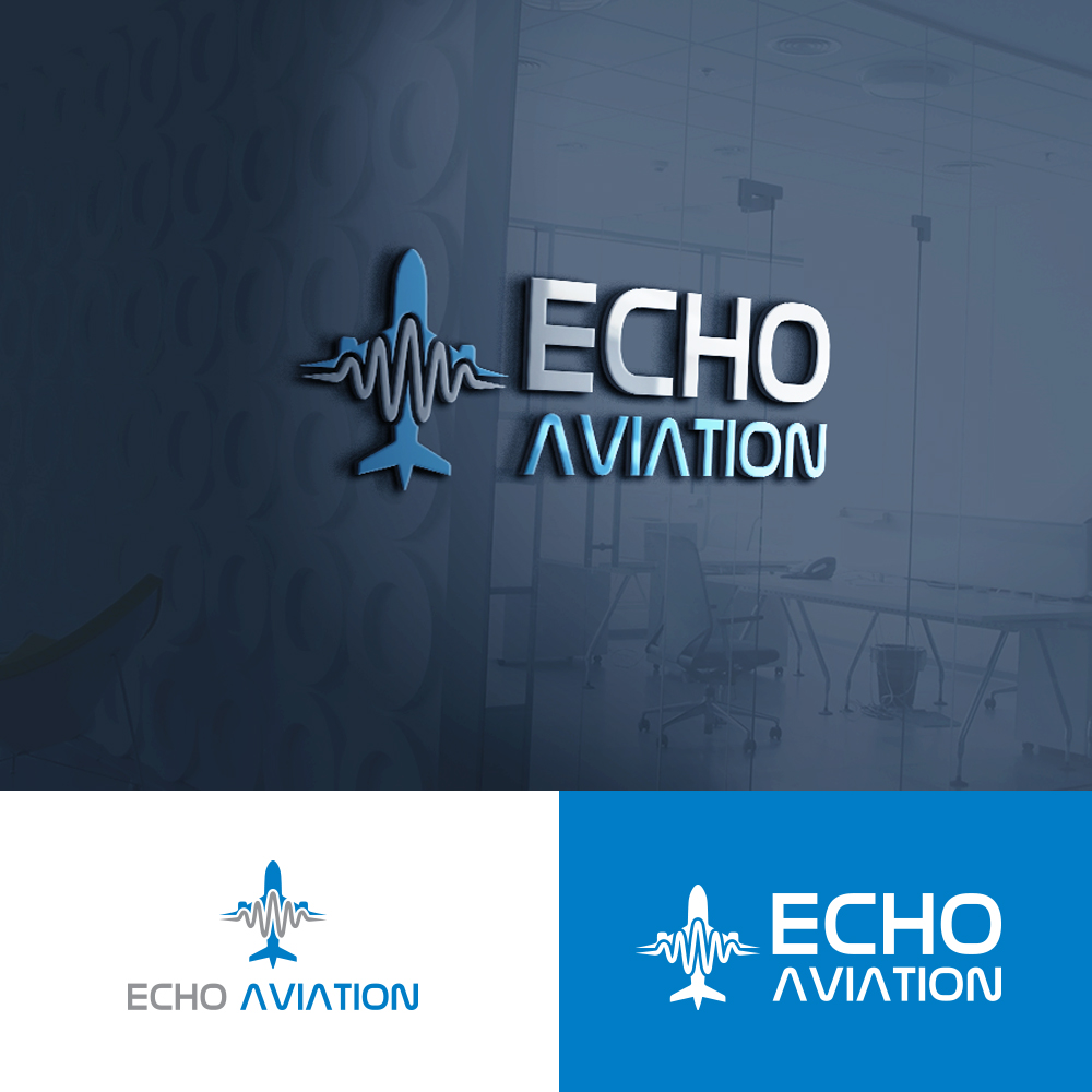 Logo Design by AL-BARAKAH for Echo Aviation | Design #26391537