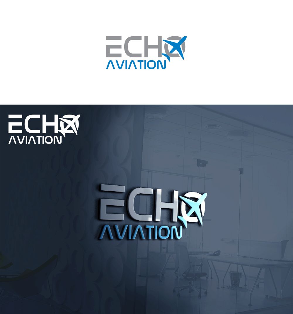 Logo Design by AL-BARAKAH for Echo Aviation | Design #26391983