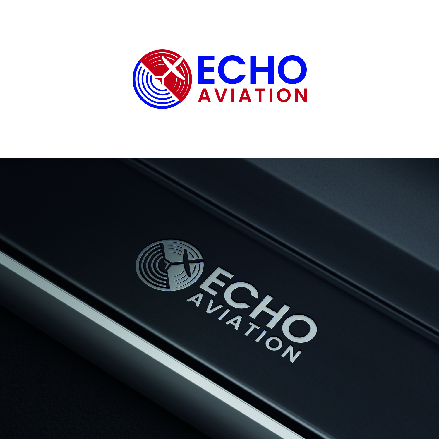 Logo Design by Maxo-Biz for Echo Aviation | Design #26390664
