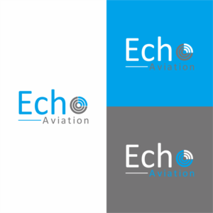 Logo Design by saher khan 2 for Echo Aviation | Design: #26391770