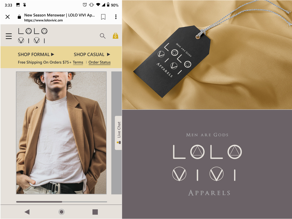 Logo Design by nicholash for LOLO VIVI APPARELS | Design #26406153
