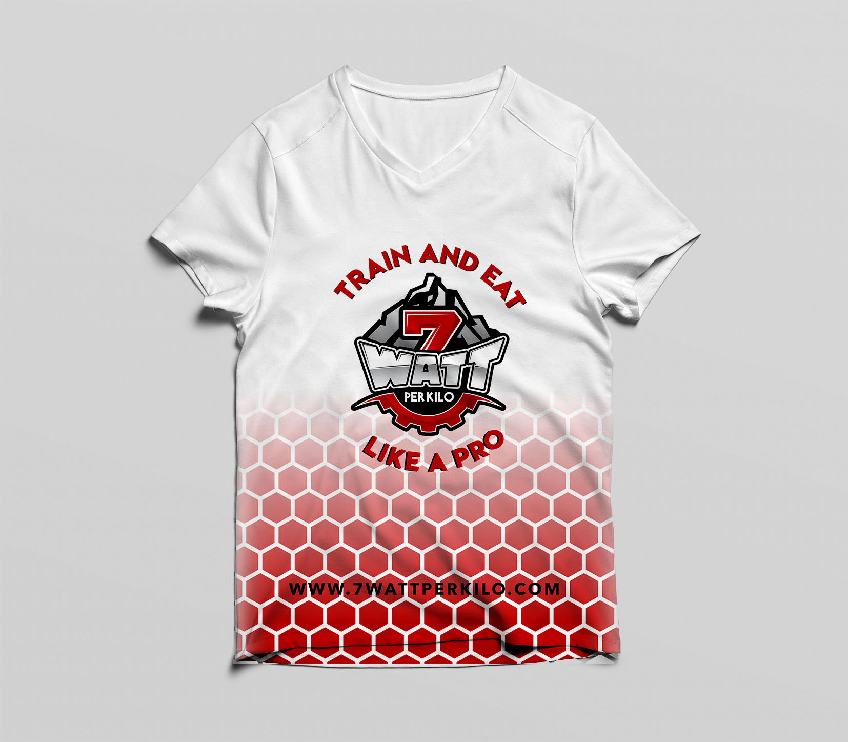 T-shirt Design by Jeferson HP for 7 Watts Per Kilo | Design #26393380