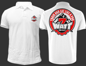 T-shirt Design by O_O NIZAL O_O for 7 Watts Per Kilo | Design: #26395562