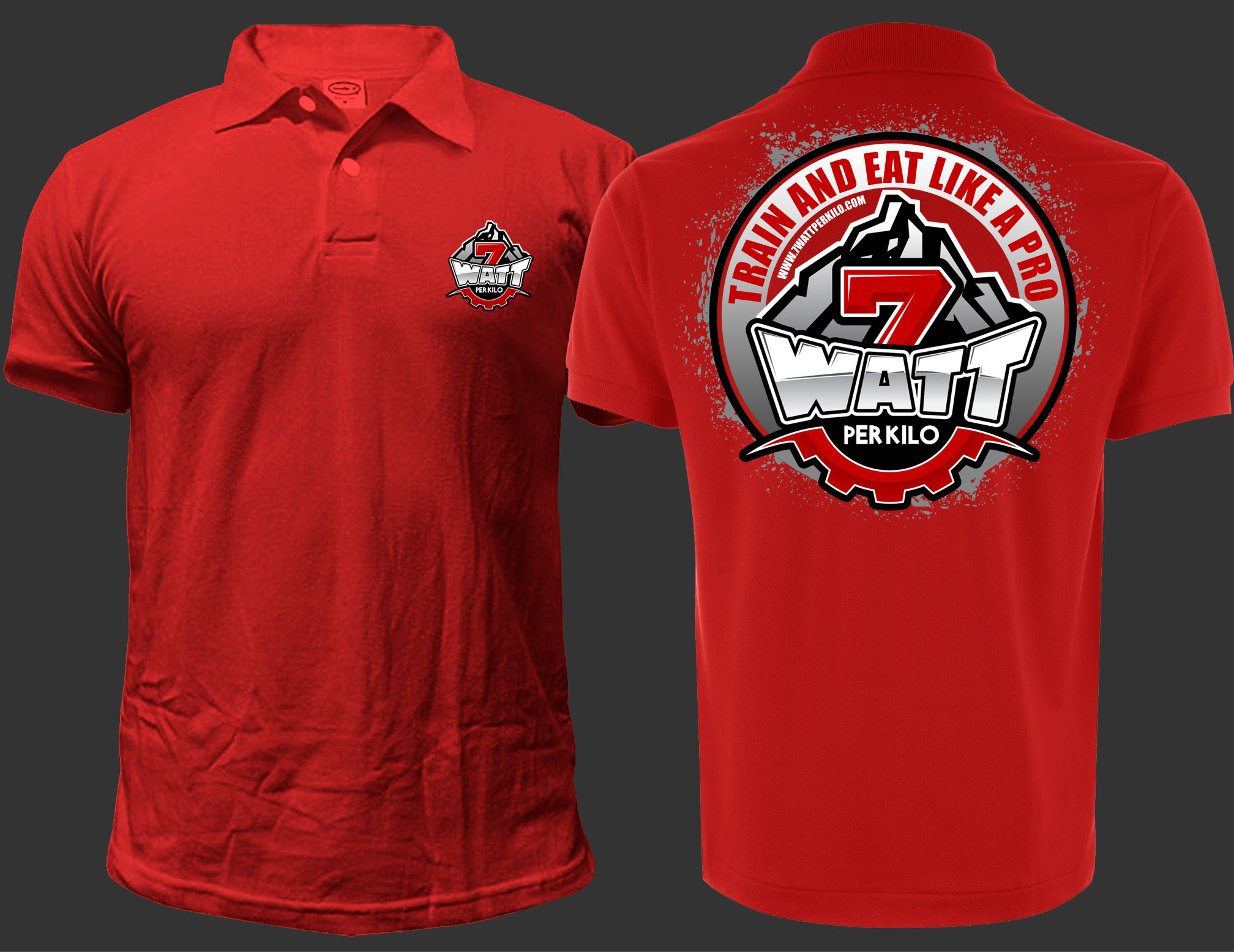 Diseño de Camiseta por O_O NIZAL O_O para 7 Watts Per Kilo | Diseño #26395660