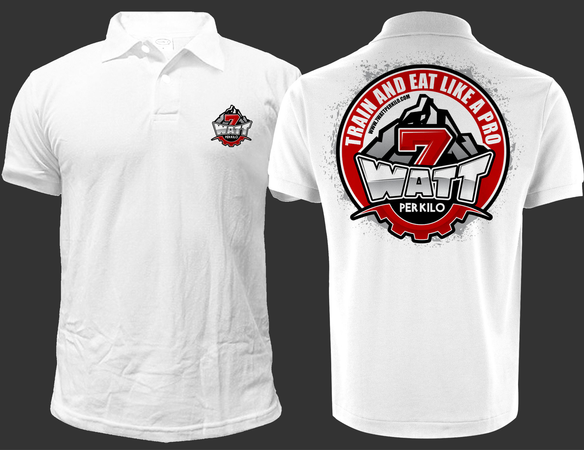 T-shirt Design by O_O NIZAL O_O for 7 Watts Per Kilo | Design #26395662