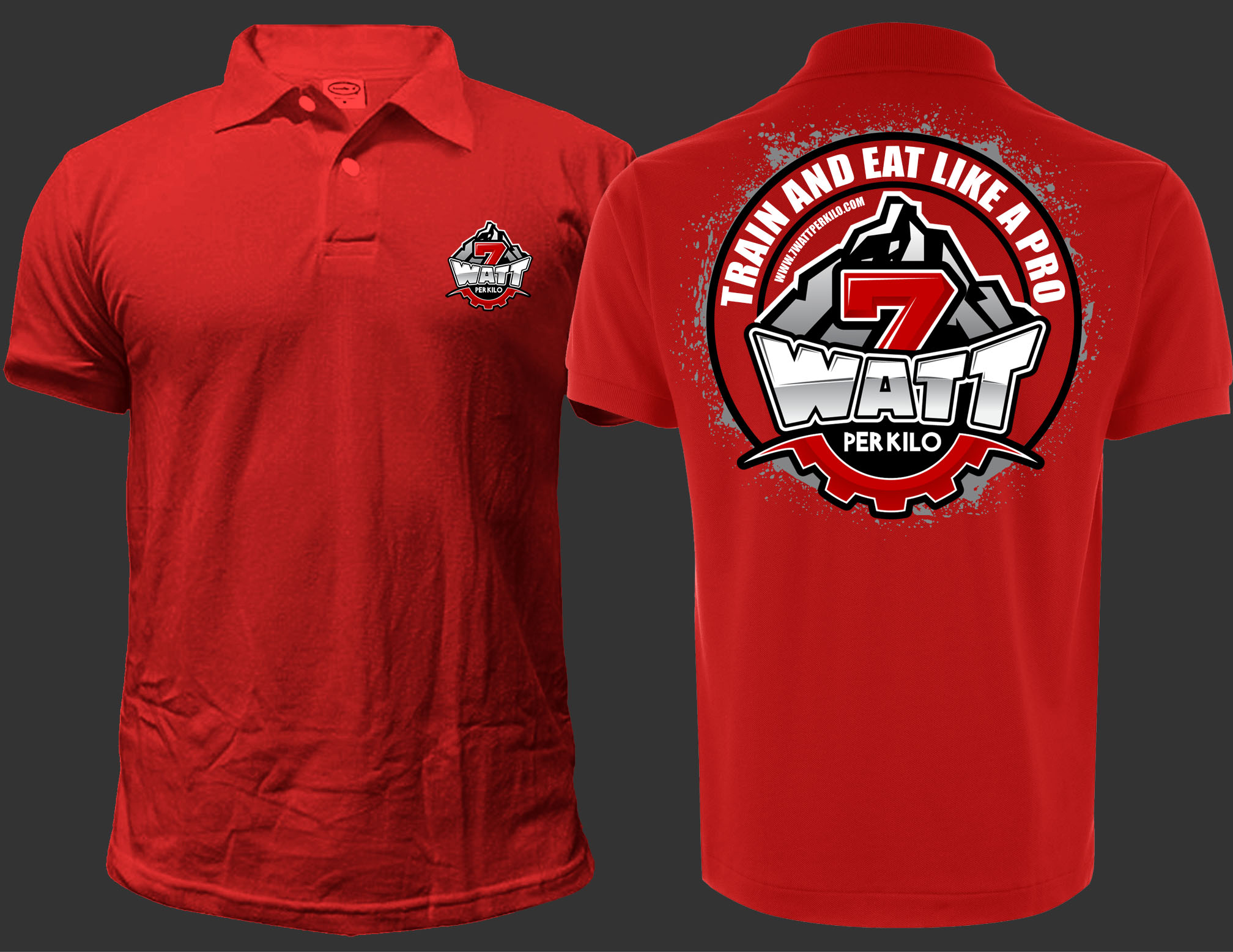 T-shirt Design by O_O NIZAL O_O for 7 Watts Per Kilo | Design #26395729