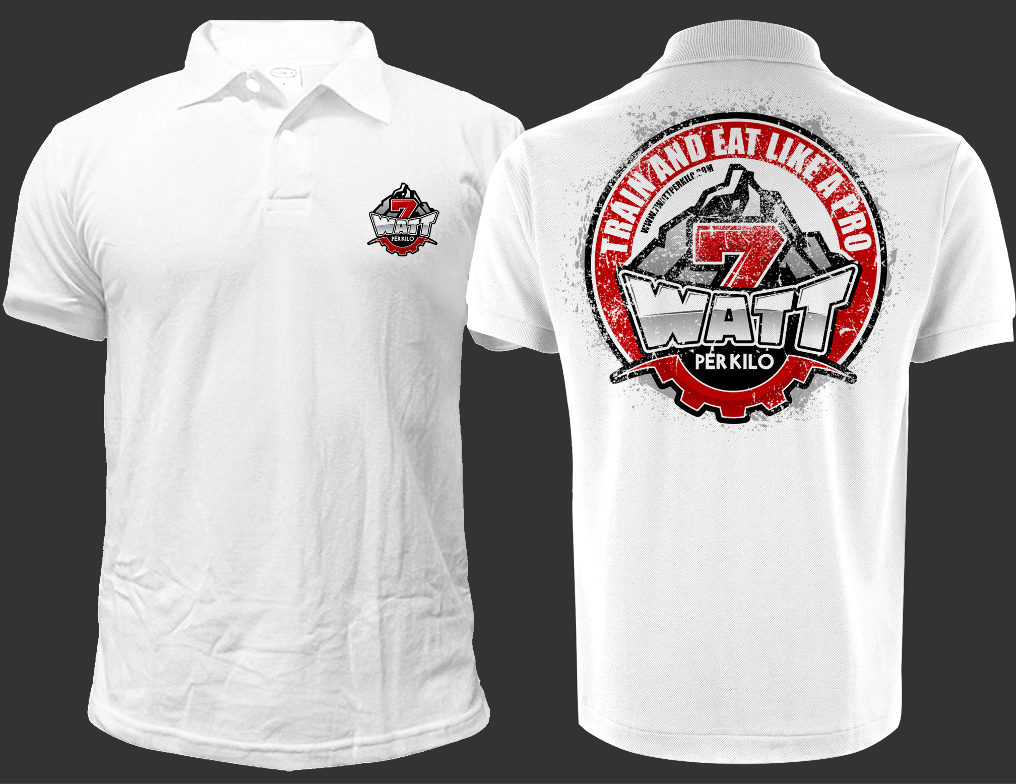 T-shirt Design by O_O NIZAL O_O for 7 Watts Per Kilo | Design #26396106