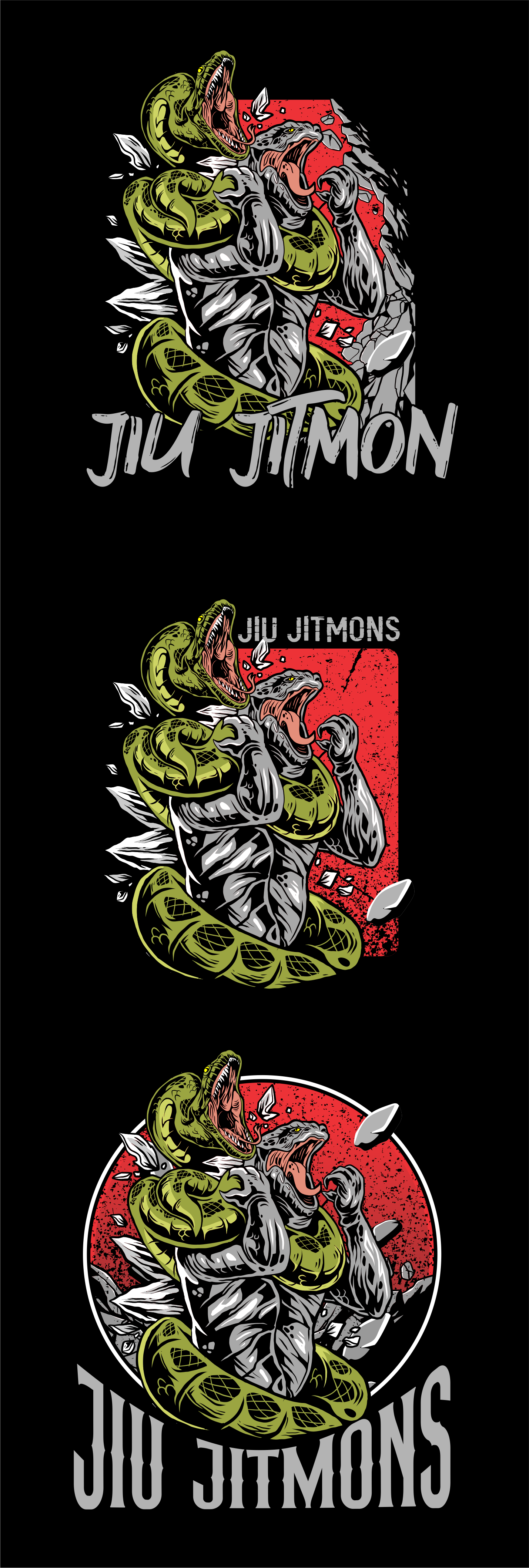 T-shirt Design by Yakuza20 for Jiu Jitsu Clan | Design #26456067