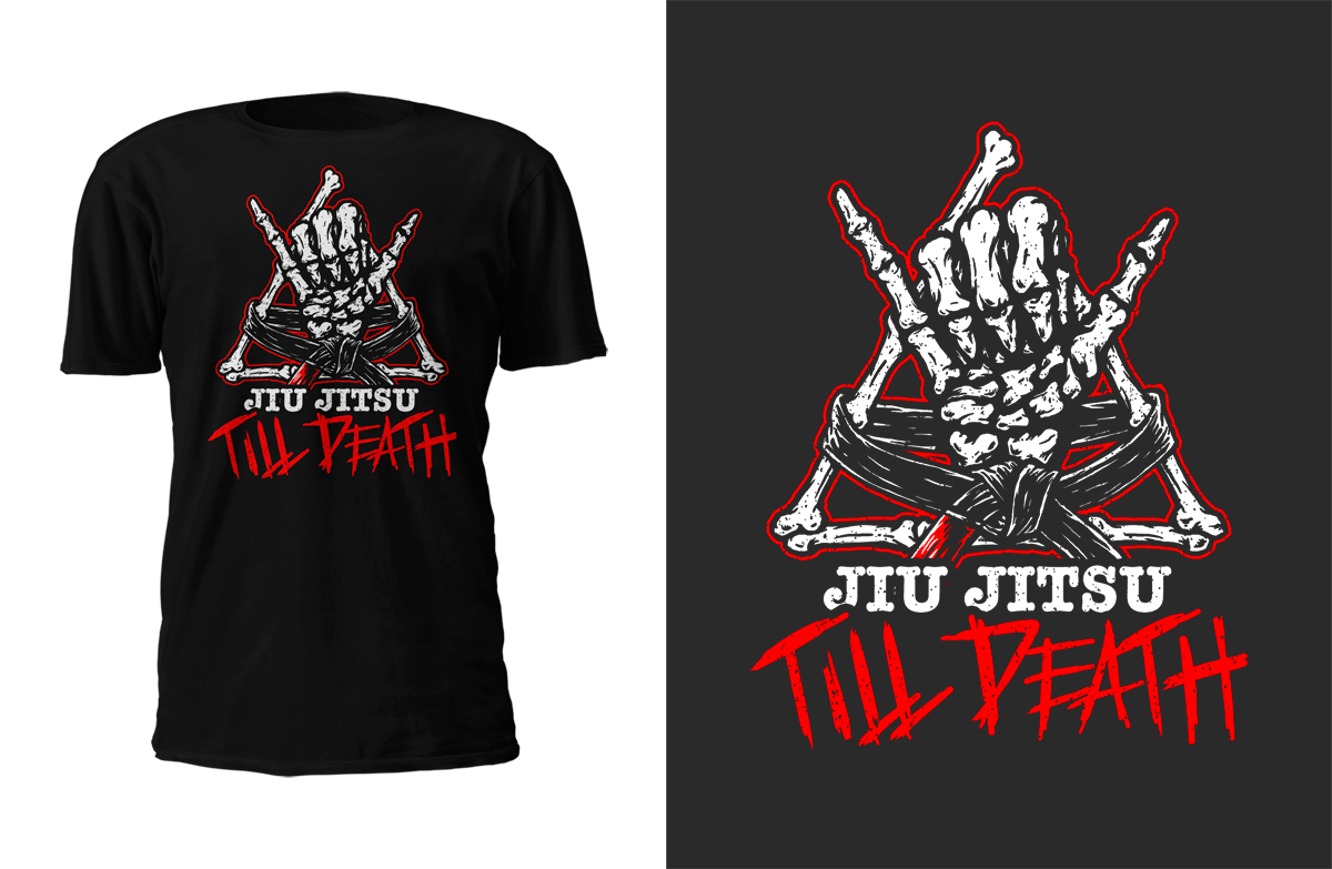 T-Shirt-Design von D'Mono für Jiu Jitsu Clan | Design #26408959