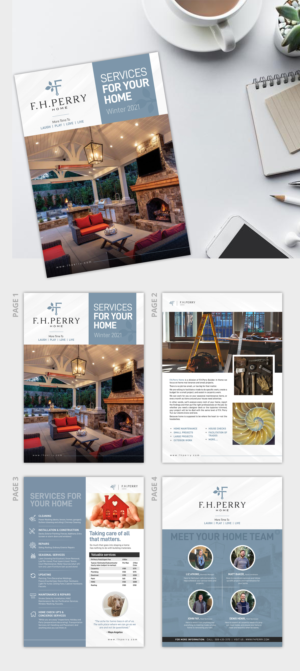 F.H.Perry Home Marketing leave behind | Diseño de Flyer por SAI DESIGNS