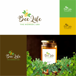 Bee Life Made in the Midwest, USA | Logo Design by Sibyle