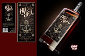 Graphic Design by Luis Arriola for Next Century Spirits | Design: #26464486