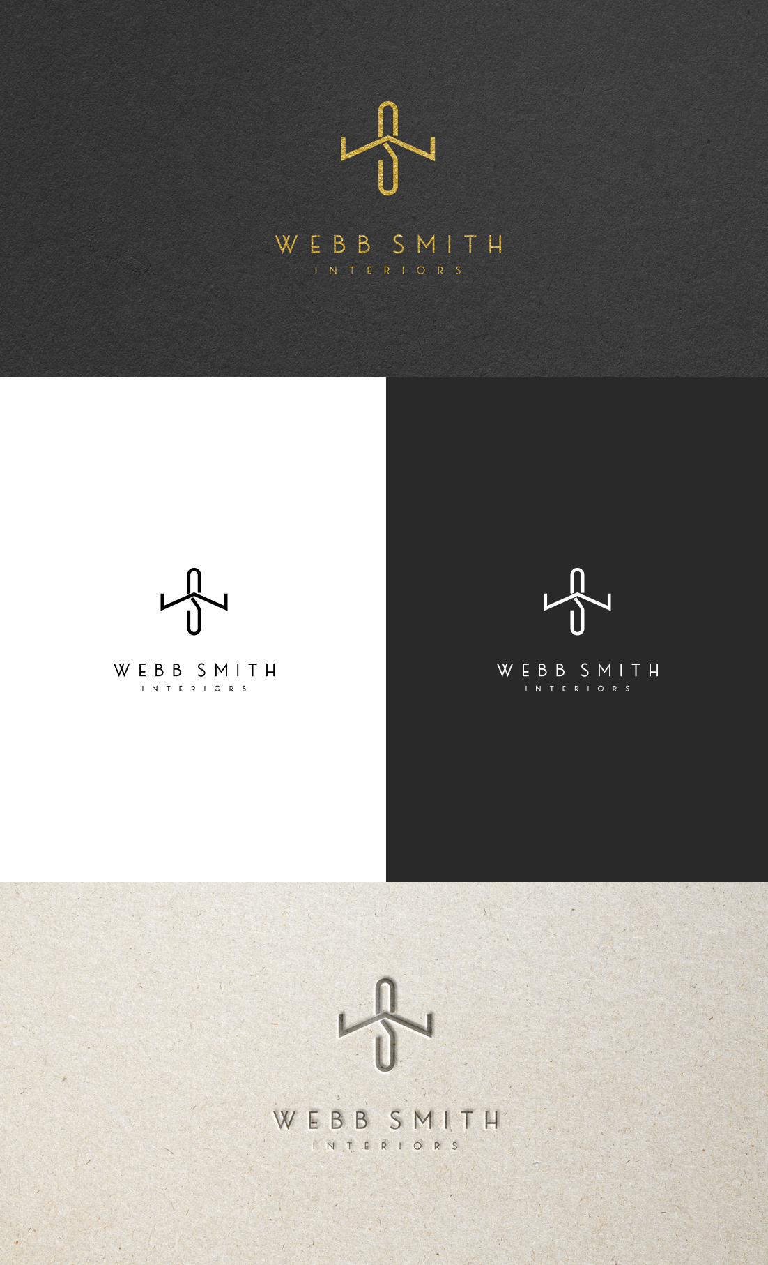 Logo Design by GLDesigns for Webb Smith Interiors | Design #26393973