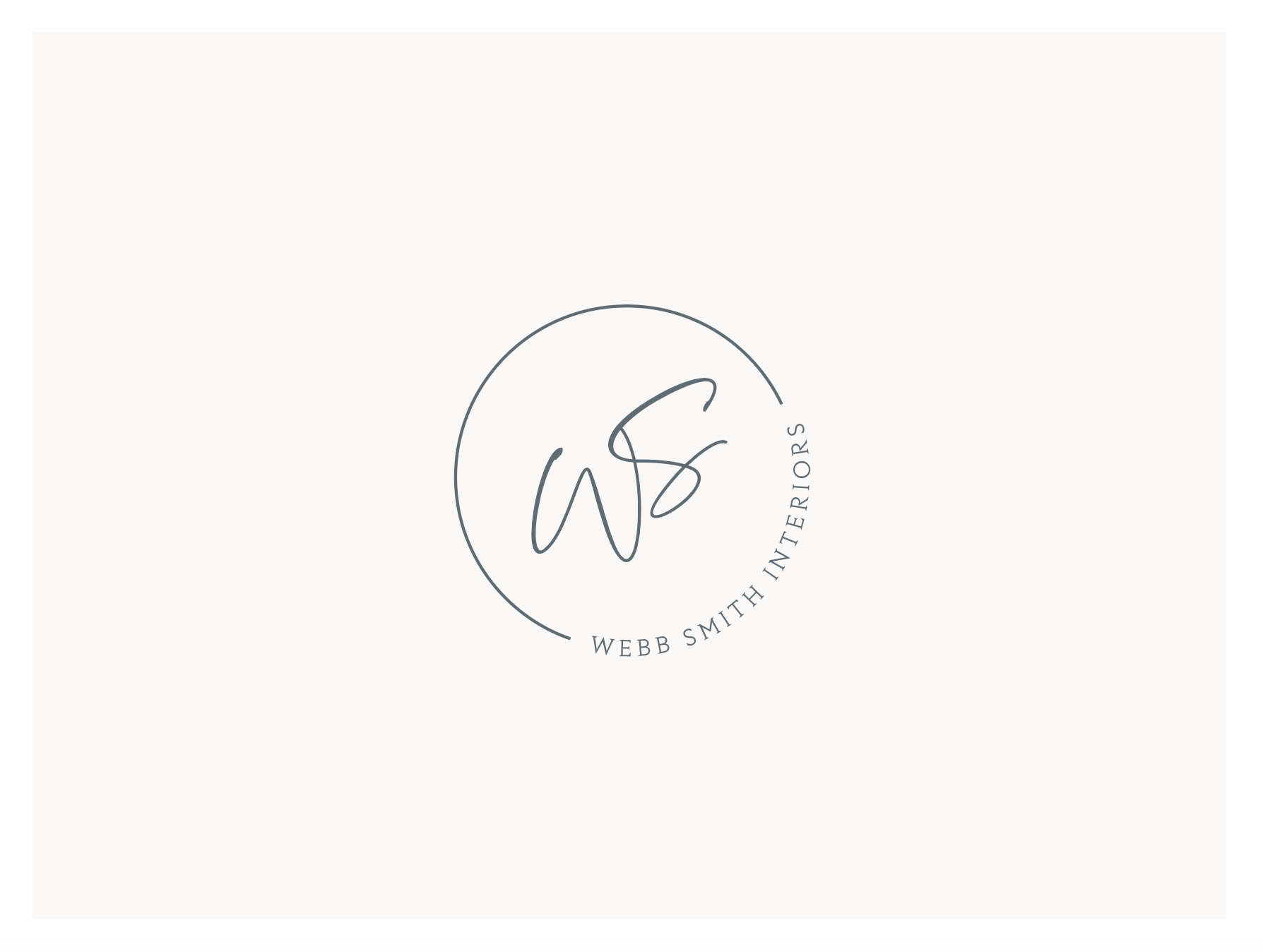 Logo Design by wonderland for Webb Smith Interiors | Design #26398413